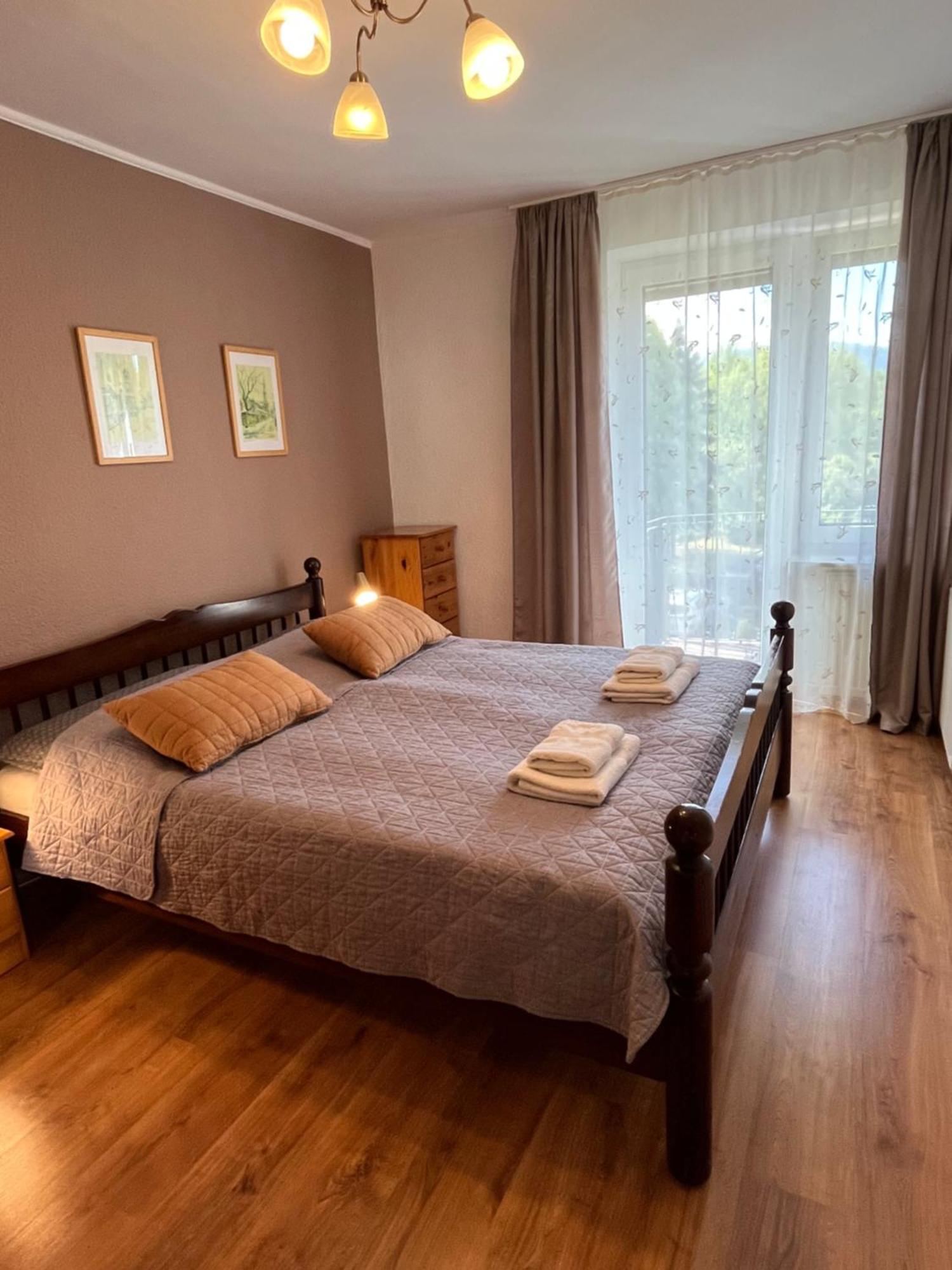 Sweet Home Cieplice Mountain View Apartament By The Main Park And Thermal Pools 耶莱尼亚古拉 外观 照片